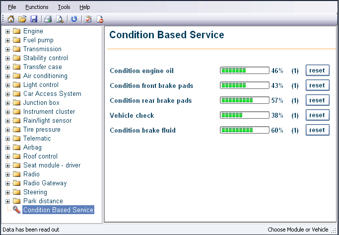 BMW Condition Based Service