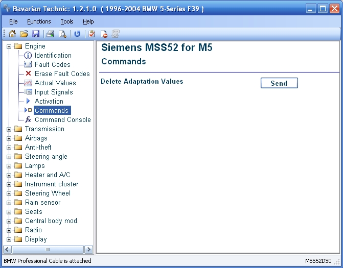 Bavarian Technic Commands Screenshot